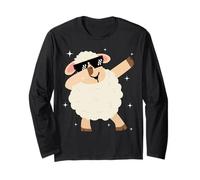 Men Women Kids Funny Sheep Dabbing Animals Wildlife Parties Manga Larga
