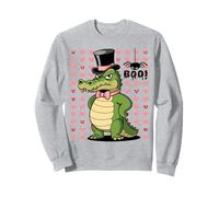 Men Women Kids Groovy Retro Funny Alligator Spooky Halloween Sudadera
