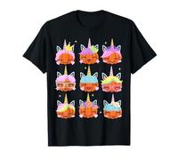 Men Women Kids Parties Pumpkin Unicorn Boo Spooky Halloween Camiseta