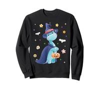 Men Women Kids Trendy Groovy Retro Dinosaur Spooky Halloween Sudadera