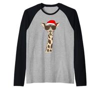 Men Women Kids Zoo Day Zebra Sunglasses Wildlife Christmas Camiseta Manga Raglan