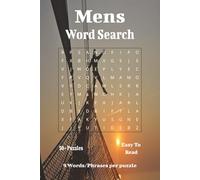 Men Word Search Book: Word Searches with Easy to Read Print about everything Men. | 6x9 inches, 110 pages | 50+ Puzzles.