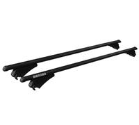 MENABO 000085900000 Bares de Techo de Aluminio Tiger, Negro