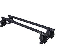 MENABO Barras portaequipajes para Alfa Romeo Stelvio 5 puertas desde 2017 en adelante sin pasamanos longitudinales