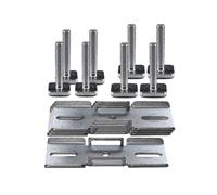 Menabo - Juego de adaptadores de ranura en T compatibles con cofre de techo Mania 320, fijación maratón, 12 unidades