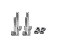 Menabo Ranura en T Adapter Satz Compatible con Cofre de Techo Mania 400 460 580 Befestigung 8X