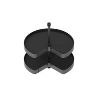 MENAGE CONFORT Bandeja Giratoria 270º Nova Flat Antracita Regulación 630-730Mm Ø710