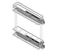 Menage Confort Botellero extraíble Lateral para Mueble de Cocina Ancho Exterior 200mm