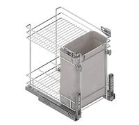 Menage Confort Botellero panero extraíble de rejilla para instalar en la base del mueble de cocina, 300