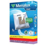 Menalux 1840 - Pack de 5 bolsas sintéticas y 1 filtro para aspiradoras Nilfisk Bravo, Coupe y One, Samsung, Solac Springtec y Taurus Polo 2000