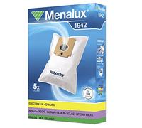 Menalux 1942 5 - Pack de 5 bolsas sintéticas y 1 filtro para aspiradoras AEG, Clatronic, Fagor, Solac y Ufesa