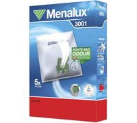 Menalux 3001 - Pack de 5 bolsas sintéticas y 2 filtros para aspiradoras Hoover Space Explorer, Sensory y Telios