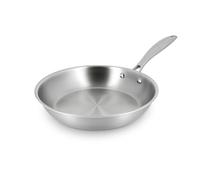 Menastyl 6020485 - Sartén de acero inoxidable 18/10 Triply 20 cm, todos los fuegos, incluida inducción fabricada en Francia, sin PFAS ni sustancias nocivas, compatible con lavavajillas