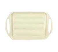 Menastyl 6021029 - Placa de cocción de aluminio fundido con rejilla (44 x 27 cm)