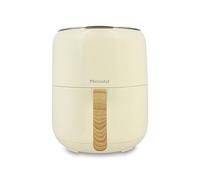 Menastyl - Freidora sin aceite de aire caliente Colorama - Crema - Sin PFAS - 4,5 L - 8 programas - Temperatura hasta 200 °C - Temporizador de 1 hora - Cesta y rejilla compatible con lavavajillas