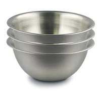 Menax - Cuenco de Cocina - Acero Inoxidable - Set de 3 - Diámetro 21 cm