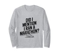 ¿Mencioné Que corrí una Broma de Carrera de maratón Manga Larga