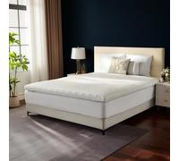 MENDALE Topper de 120 x 200 cm de espuma de gel dura de 7 zonas y suave, doble núcleo/dureza, H2&H3 de 8 cm de altura, colchón de espuma fría y gel para cama de resorte, Mattress