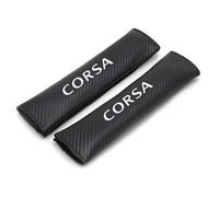 MenDaOLv Almohadillas para Cinturón de Seguridad de Coche para Opel Corsa,Protectores de Seguridad Funda Hombreras Coche Accesorios Interior.,C-White