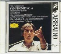 Mendelssohn:Abbado/London Symp - Symfoni 4 Italian/Midsummernig [Import]