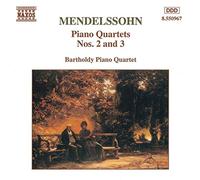 Bartholdy Klavierquartett - Mendelssohn : Quatuors n° 2 en fa mineur, op. 2 et n°3 en si mineur, op. 3