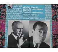 MENDELSSOHN-BARTHOLDY Felix; SIBELIUS Jean (Finlandia) - MENDELSSOHN-BARTHOLDY, Felix: Violin Concerto in E minor, op.64 - SIBELIUS, Jean: Violin Concerto -- EMI References ()-Heifetz J. (vl), Royal Phil. Orch., Beecham T. (cond)-EMI-MENDELSSOHN-BARTHOLDY Felix; SIBELIUS Jean (Finlandia)-BEECHAM Thomas Sir. (dir); HEIFETZ Jascha (violino)-Vinyl LP-EMI 051 43369