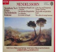 Mendelssohn Bartholdy: Symphonie Nr. 4 A-dur "Italienische" / Die Hebriden (Fingalshöhle) - Ouvertüre op. 26 & Meeresstille und glückliche Fahrt - Ouvertüre op. 27 [Vinyl LP] [Schallplatte]