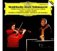 Mendelssohn, Bruch, Karajan, Mutter, Bpo - Violin Concerti / Violin Konzert by Mendelssohn, Bruch, Karajan, Mutter, Bpo (1990) Audio CD