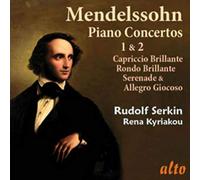 Mendelssohn – Conciertos para piano n.º 1 y 2 – Serkin, Kyriakou, Ormandy, Swarowsky – Alto