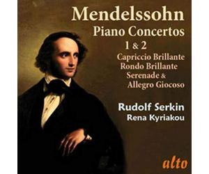 Mendelssohn : Concertos pour piano n° 1 et 2. Serkin, Kyriakou, Ormandy, Swarowsky.