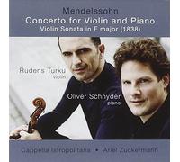 Mendelssohn : Cto, sonate pour violon et piano. Turku, Schnyder.