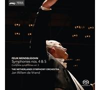 Mendelssohn : Intégrale des symphonies, vol. 3. De Vriend.