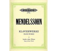 MENDELSSOHN - Romanzas sin Palabras (Obra Completa Vol.1) para Piano (Kullak)