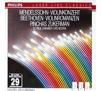 Mendelssohn: Violonkonzert - Beethoven: Violinromanzen gespielt von St. Paul Chamber Orchestra mit Dir. Pinchas Zukerman