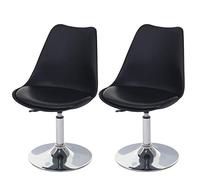 Mendler 2 x giratoria Malmö T501, Silla Silla reclinable, Altura Regulable, Piel sintética