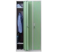Mendler Boston T829 - Taquilla (metal, 3 compartimentos), color verde | Taquilla, taquilla