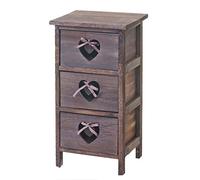 Mendler Forli - Cómoda con 3 cajones, 55 x 29 x 25 cm, aspecto envejecido, vintage