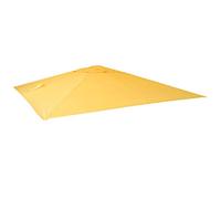 Mendler Funda de Repuesto para sombrillas de Lujo HWC-A96, 3 x 3 m (diámetro de 4,24 m), poliéster, 2,7 kg, Color Amarillo