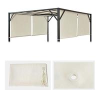 Mendler Funda de repuesto para techo Pergola Baia 3 x 4 m, color crema | Carpa