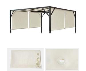 Mendler Funda de repuesto para techo Pergola Baia 3 x 4 m, color crema | Carpa