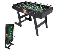 Mendler Futbolín London, futbolín, plegable, 84 x 121 x 105 cm, diseño de fútbol, color negro