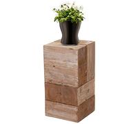 Mendler HWC-A15 - Columna de madera maciza de pino MDF 30 x 30 x 60 cm