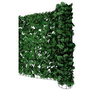 Mendler MA-Trading - Wind - Revestimiento para balcón Terraza Valla ~ Hojas Oscuro 300 x 100 cm