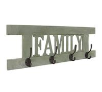 Mendler - Perchero de Pared Family, 84 - Perchero, Colgador, Colgadores de Ropa, Shabby Look Vintage 20 X 60 Cm