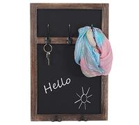 Mendler - Perchero de Pared HWC de C51, Perchero Pizarra Pizarra, 5 Ganchos 55 x 34 cm