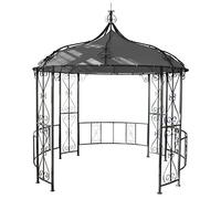 Mendler Pergola Almeria - Cenador Redondo para jardín, Estructura de Acero Estable