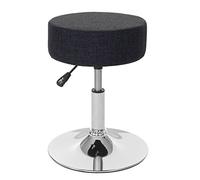 Mendler Taburete HWC de C22, Taburete, Altura Regulable 35 cm de diámetro | Taburete de maquillaje, altura regulable