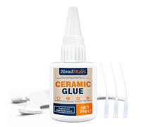 MendMight 30g Pegamento Ceramica, Superglue para Porcelana y Cerámica, Pegamento Liquido Transparente para Reparar Porcelana, Vidrio, Plástico, Metal, Goma y Manualidades DIY