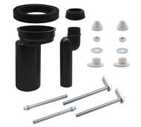 Mendorio Kit de Conexión para WC Suspendido - Compatible con Geberit 405.116.00.1, Kit de Conexión para WC, con Material de Fijación, Tubo de Conexión para WC.