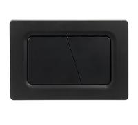 Mendorio Placa de Accionamiento WC, Compatible con Geberit, Sigma, UP300 y UP320, Función de Doble Descarga, Incluye Kit de Palanca de Descarga y Marco de Instalación. (Negro mate)